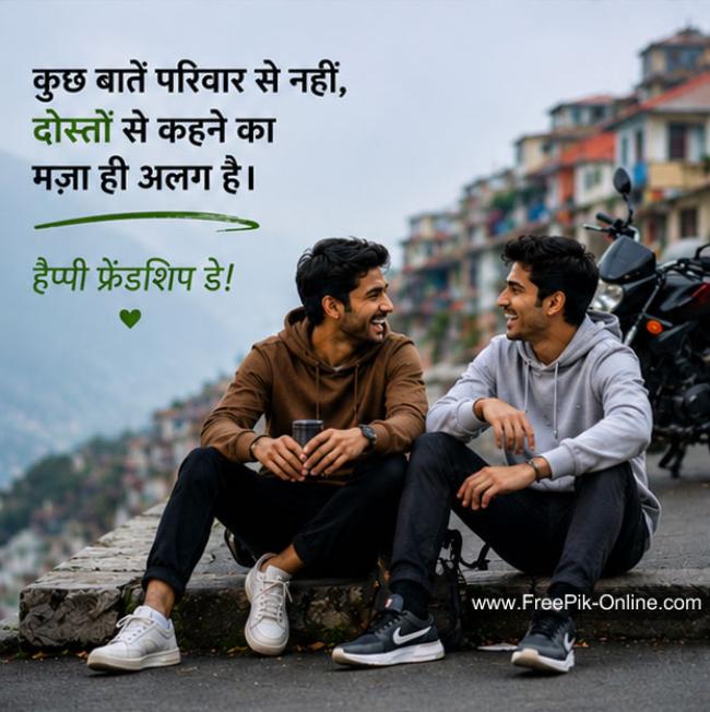 कुछ बातें परिवार से नहीं, दोस्तों से कहने का मज़ा ही अलग है।
Happy Friendship Day!