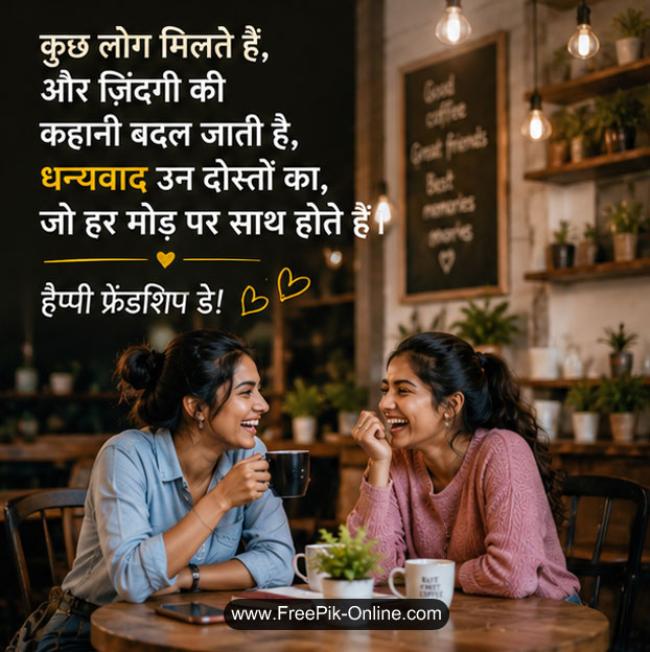 कुछ लोग मिलते हैं, और ज़िंदगी की कहानी बदल जाती है, 
धन्यवाद उन दोस्तों का, जो हर मोड़ पर साथ होते हैं।